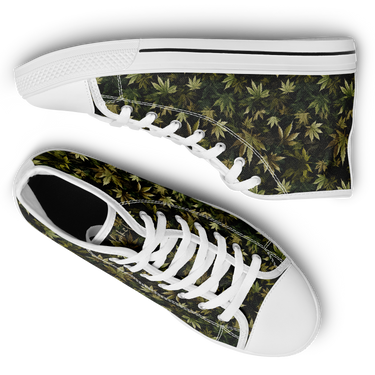 Chokefish™ Urban Peak Retro High Tops-Cannabis-007